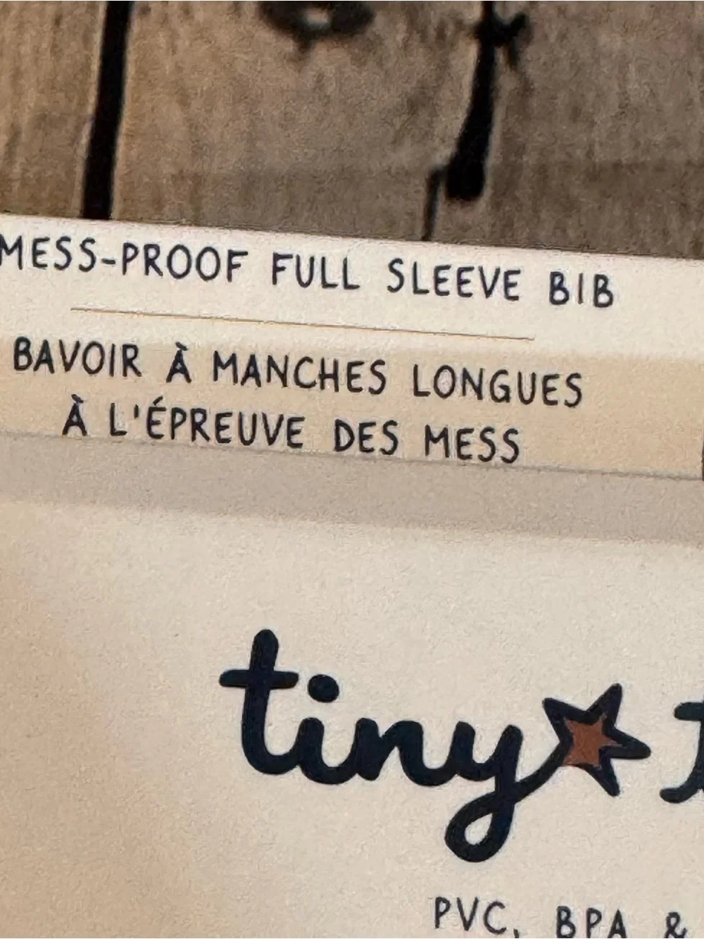 Tiny Twinkle Long Sleeve Bib
